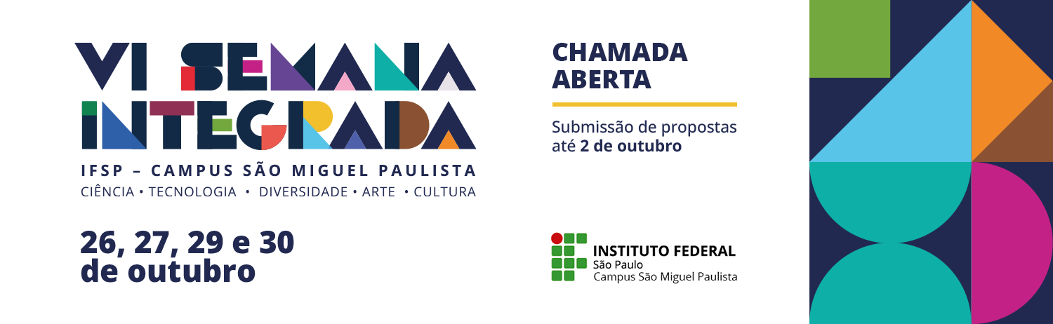 CHAMADA ABERTA: VI SEMANA INTEGRADA